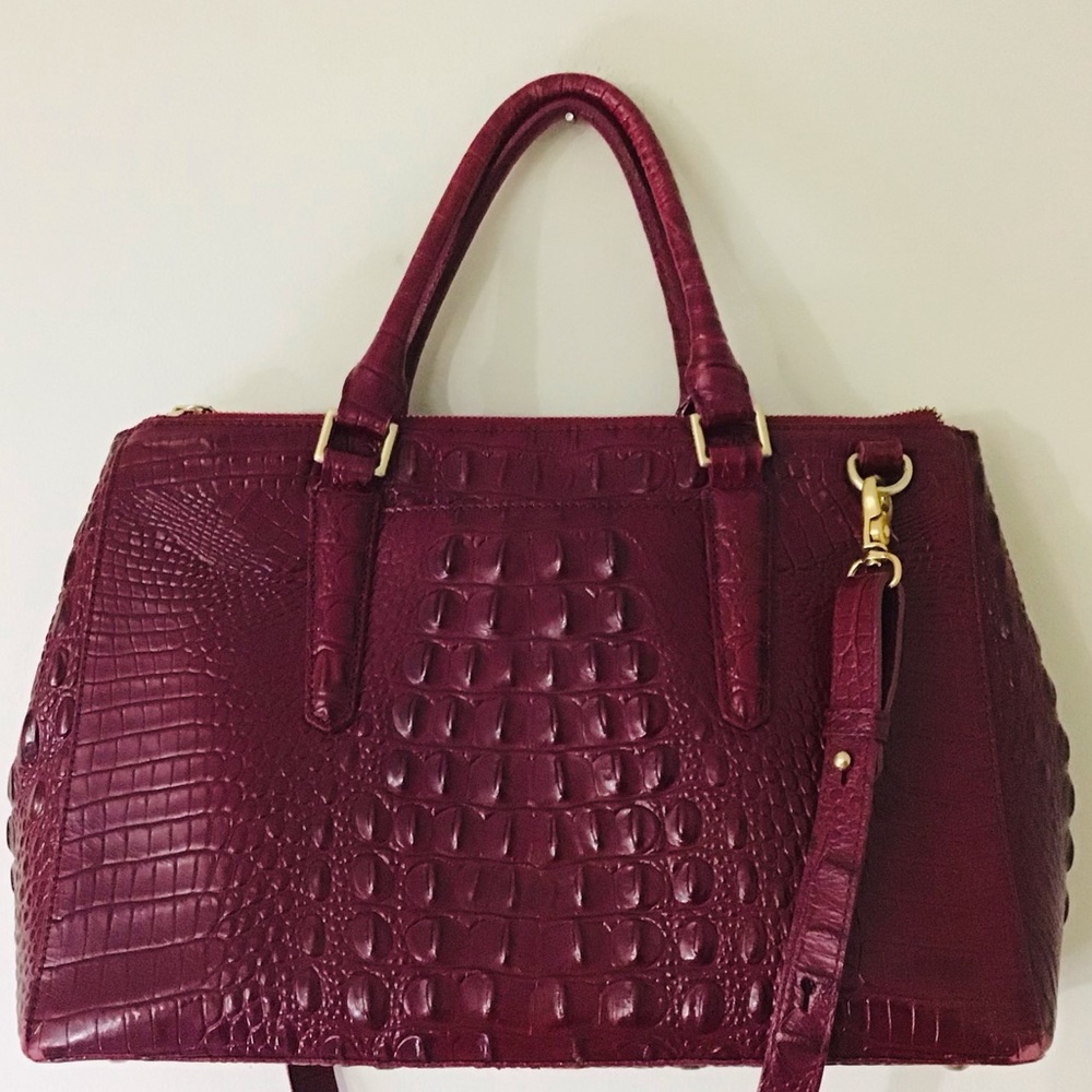 Brahmin Lincoln Satchel Handbag - Picture 3 of 9